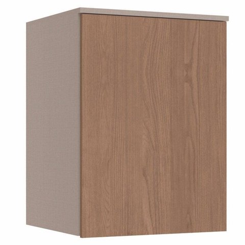 Módulo Aéreo 1 Porta Requinte+ 100% MDF Cinza/Duna Line/Macadâmia