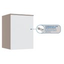 Ver imagem 4 de Módulo Aéreo 1 Porta Requinte+ 100% MDF Cinza/Duna Line/Branco