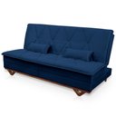 Ver imagem 5 de Sofá Cama Estoril 1,90m Suede Velut - King House