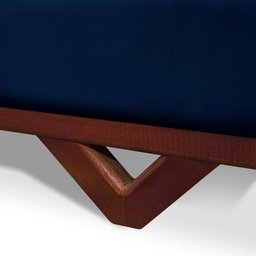 Sofá Cama Estoril 1,90m Suede Velut - King House - 7
