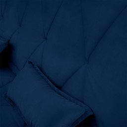 Sofá Cama Estoril 1,90m Suede Velut - King House - 6
