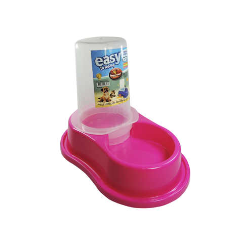 Bebedouro Plast. Anti-formiga Autom. C/ Dosador - P:rosa