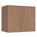 Ver imagem 1 de Módulo Aéreo 2 Portas Requinte+ 100% MDF Marrom/Macadâmia