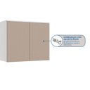 Ver imagem 4 de Módulo Aéreo 2 Portas Requinte+ 100% MDF Branco/Line/Duna