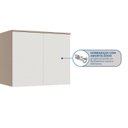 Ver imagem 3 de Módulo Aéreo 2 Portas Requinte+ 100% MDF Cinza/Duna Line/Branco