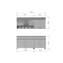 Ver imagem 2 de Kit Modulado Nesher Realeza 4 Peças Cz104 Carvalho/greice