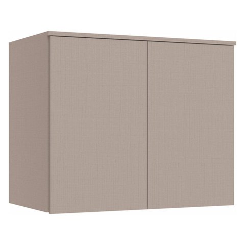 Módulo Aéreo 2 Portas Requinte+ 100% MDF Cinza/Duna Line