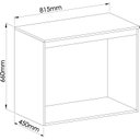 Ver imagem 7 de Módulo Aéreo 2 Portas Requinte+ 100% MDF Cinza/Duna Line/Macadâmia
