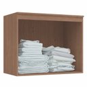 Ver imagem 2 de Módulo Aéreo 2 Portas Requinte+ 100% MDF Marrom/Macadâmia/Branco Line