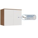 Ver imagem 3 de Módulo Aéreo 2 Portas Requinte+ 100% MDF Marrom/Macadâmia/Branco Line