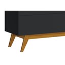 Ver imagem 3 de Rack Classic 2 Gavetas 1.4 Preto - Imcal Móveis