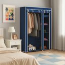 Ver imagem 2 de Closet Modular Azul Arara Guarda Roupa Organizador Funcional