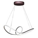 Ver imagem 4 de Lustre Arco Infinito Luminaria Aneis 3 em 1 Led 49W Pendente Quarto Sala de Jantar Recepçao Residenc