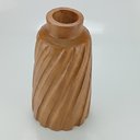 Ver imagem 2 de Vaso Decorativo Enfeite Casa Home&co Madeira 28x15x15cm Natural