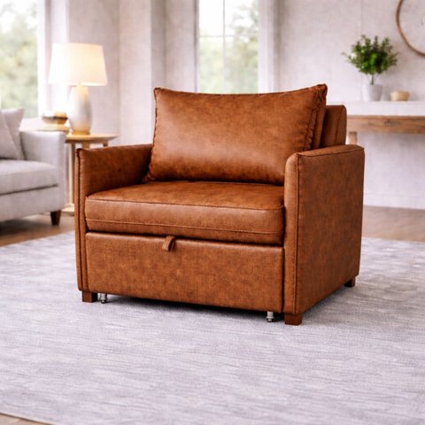 Poltrona Cama Mônica Corino Modena Decorativa Confortável Moderna Sala Quarto Recepção