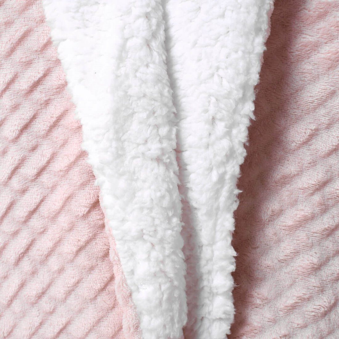 Roupão Kimono Microfibra Sherpa Soft Nude - 3