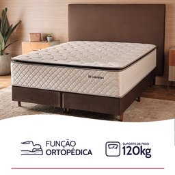 Colchão Casal Bf Molas Ensacadas com Pillow Top Extra Conforto 138x188x38cm Premium Sleep - 3