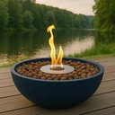 Ver imagem 6 de Lareira Ecológica Externa Álcool Queimador Inox 304 - 75 Cm - Porak