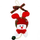 Ver imagem 3 de Kit 9 Pendente Natalino Boneco de Neve Rena Papai Noel 18cm