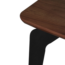 Mesa Sala Jantar Matrix 2,40x1,20m Tampo Mdf Cinamomo Castanho Claro e Base de Aço - 2