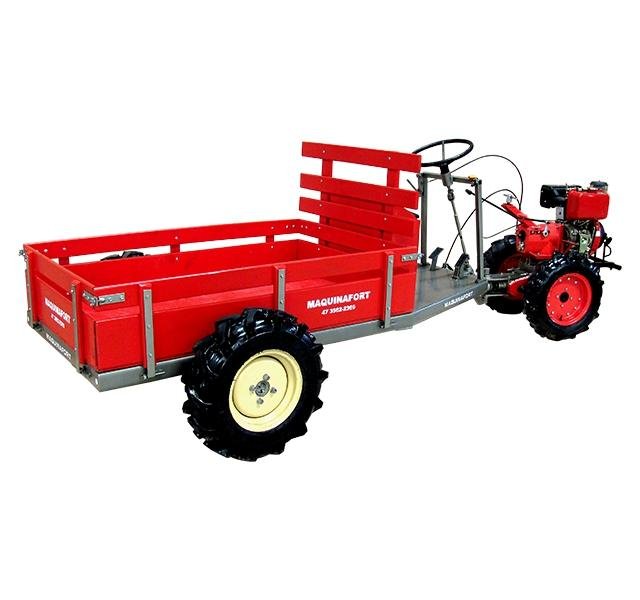 Carreta Tracionada 4x4 com Direção Volante para Motocultivador Husqvarna Tf545de - 3