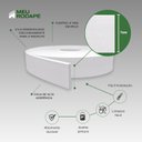 Ver imagem 3 de Rodapé de Eva 7cm X 10mm X 10m Moldura Autocolante Flexível Rp43 Meu Rodapé