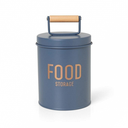 Ver imagem 2 de Kit 1 Porta Mantimentos e Manteigueira com Tampa de Metal e Base em Bambu 400ml