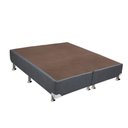 Ver imagem 1 de Cama Box Base King Universal Suede Gray (186x198x20) - Ortobom