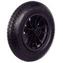 Ver imagem 1 de Pneu com Câmara 3.25/8"" com Roda Plástica e Bucha Plástica para Carrinho de Mão - 77741014 - Tramon