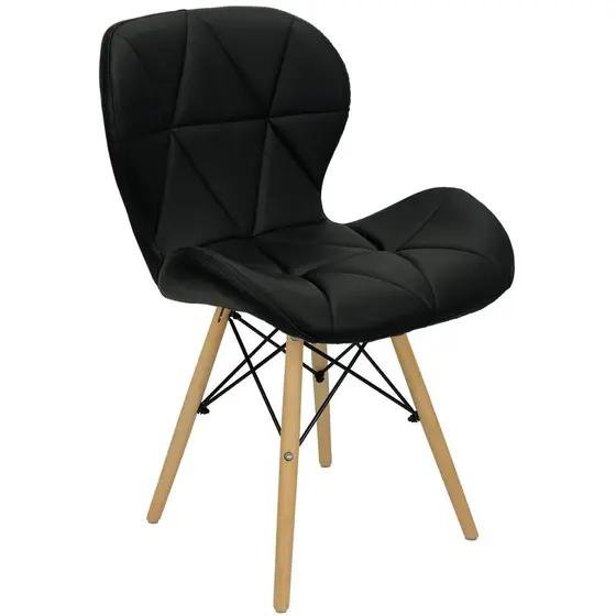 Cadeira Prizi Eames Acolchoada E45 Preto - 2