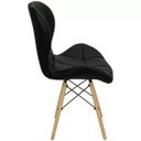 Ver imagem 3 de Cadeira Prizi Eames Acolchoada E45 Preto