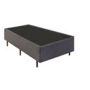 Ver imagem 1 de Base Box Solteiro 88x188x25cm Mannes Cinza
