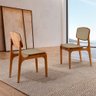 Conjunto com 2 Cadeiras Malta em Madeira Maciça para Sala de Jantar Moderna Mobília - 2