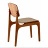 Conjunto com 2 Cadeiras Malta em Madeira Maciça para Sala de Jantar Moderna Mobília - 4