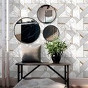 Ver imagem 3 de Conjunto 3 Espelhos Decorativos Suspensos Lopes Decor