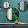 Conjunto 3 Espelhos Decorativos Suspensos Lopes Decor - 1