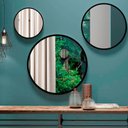 Ver imagem 1 de Conjunto 3 Espelhos Decorativos Suspensos Lopes Decor