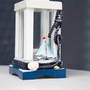 Ver imagem 3 de Lamparina Luminária Naval Castiçal de Vela Barco Decoração