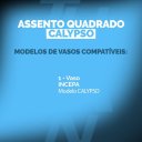 Ver imagem 5 de Assento Sanitario Incepa Calypso Bege Tampa Privada Incepa