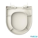 Ver imagem 4 de Assento Sanitario Incepa Calypso Bege Tampa Privada Incepa