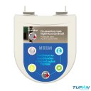 Ver imagem 3 de Assento Sanitario Incepa Calypso Bege Tampa Privada Incepa