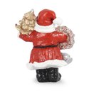 Ver imagem 5 de Figura Natalina Mini Papai Noel com Árvore de Resina 18cm Bravadecor