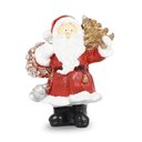 Ver imagem 1 de Figura Natalina Mini Papai Noel com Árvore de Resina 18cm Bravadecor