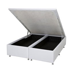 Base Baú Physical Branco Queen (158x198x39) - Ortobom - 2