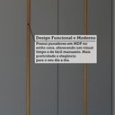 Ver mais imagens de Guarda Roupa Casal Modulado Canto 9 Portas 6 Gavetas Veneza Avelã Pf-cinza Supremo Pf