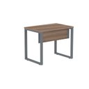 Ver imagem 3 de Escrivaninha Mesa Escritório PE25 90cm Walnut e Grafito Cinza