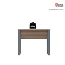 Ver mais imagens de Escrivaninha Mesa Escritório PE25 90cm Walnut e Grafito Cinza