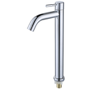 Ver imagem 1 de Torneira Alta Água Fria Lavabo Luxo Cromado Monocomando 1/4