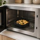 Ver imagem 5 de 2 Formas Silicone Quadradas 20cm Pretas Air Fryer Lyor Cesto com Alças para Assados Cozinha