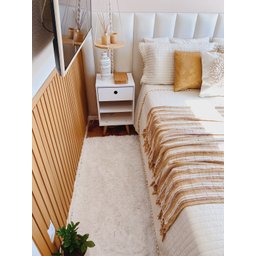 Painel Ripado Versátil Modular: Kit 10 Unid. 90x27cm Larg. (2,43m²) Talatto Painéis Peroba - 3